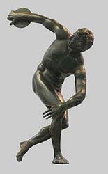 discobole-de-Myron- tirage bronze période romaine
